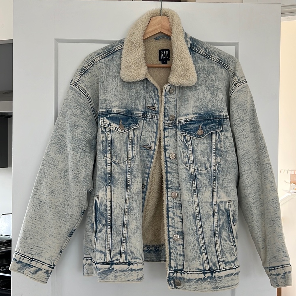 Gap Denim Sherpa jacket